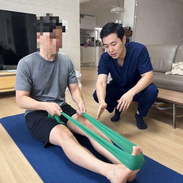 관절·근육 재활운동 방문 모습